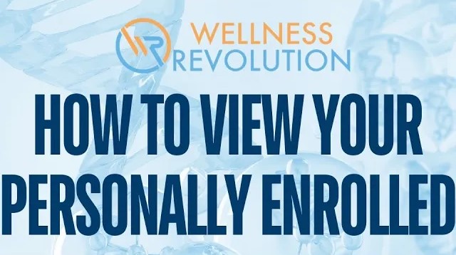 How to View Your Personally Enrolled