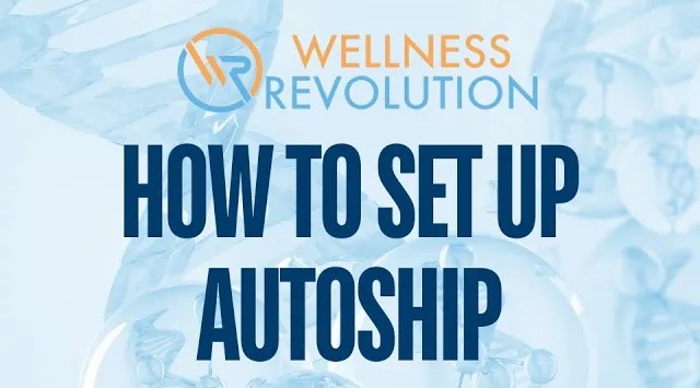 How to Set Up Autoship